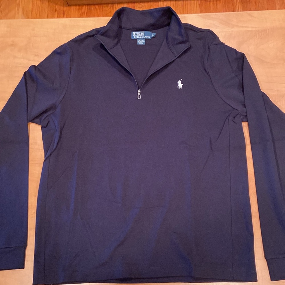 Polo Quarter Zip Pullover. - image 2